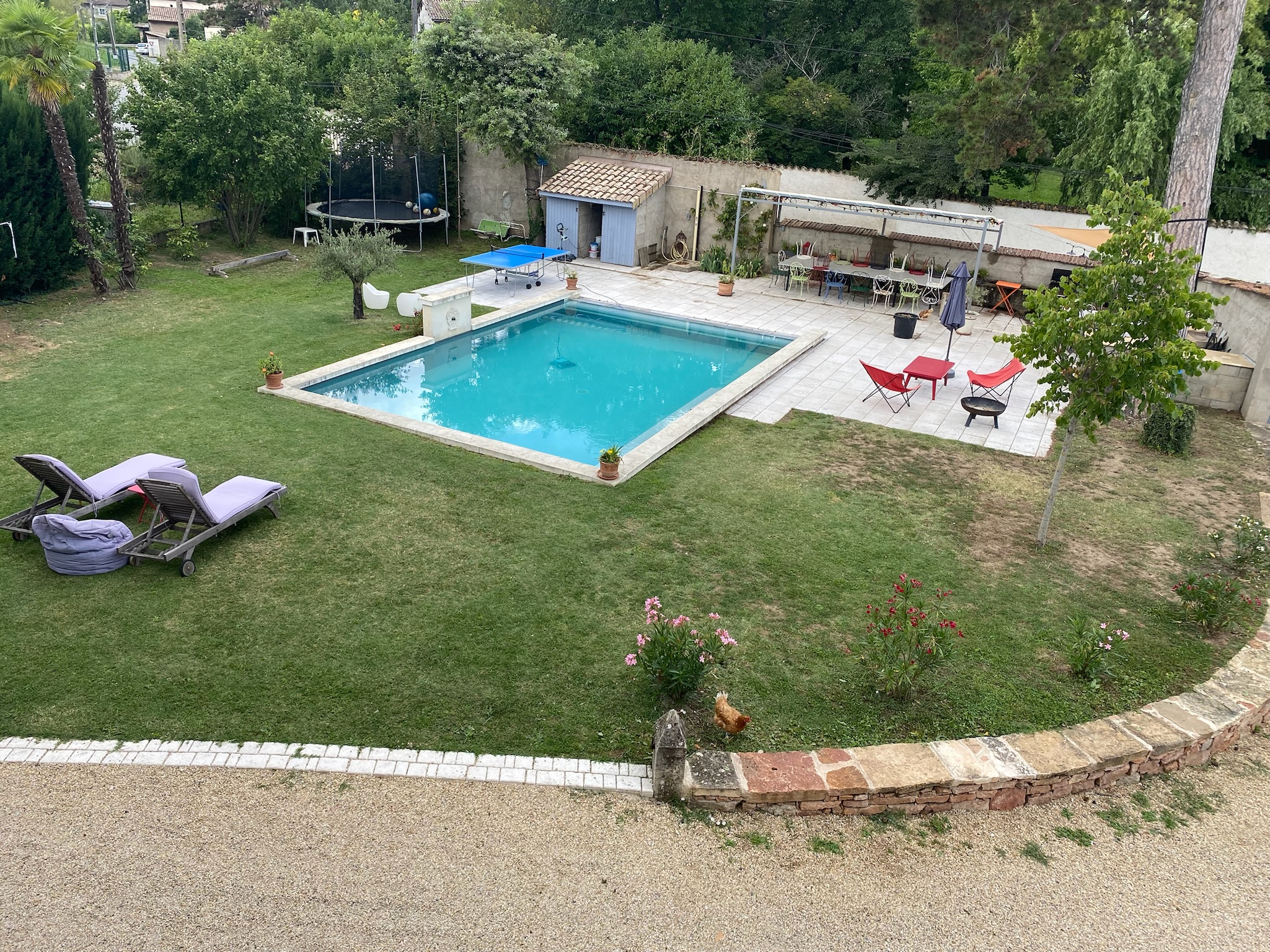 Piscine 10x6m chauffée et sécurisée